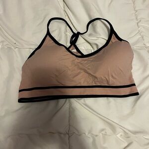 Avia Blush and Black Sports Bra